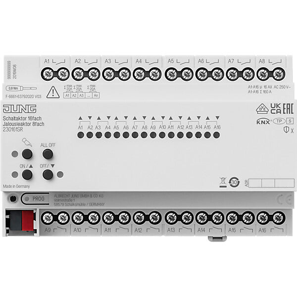 JUNG KNX-Jalousieaktor 8-fach 23016 1S R
